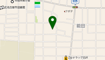 能田保育園の地図画像