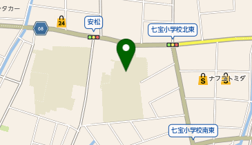 七宝小学校の地図画像