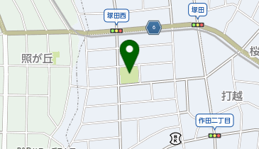 仲作田公園の地図画像