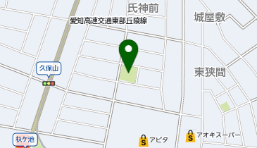 戸田谷公園の地図画像