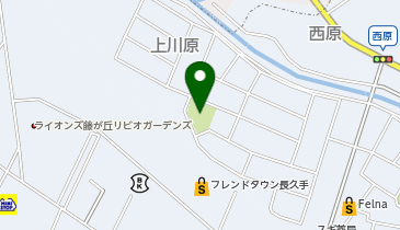 中川原公園の地図画像