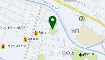 上川原公園の地図画像