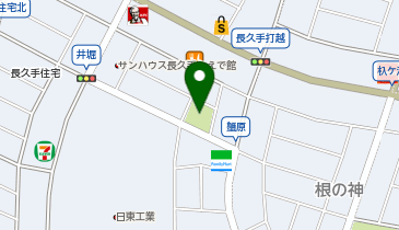 蟹原公園の地図画像