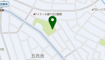 鴨田公園の地図画像