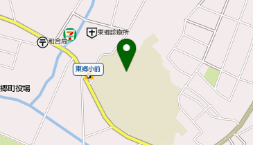 東郷中学校の地図画像