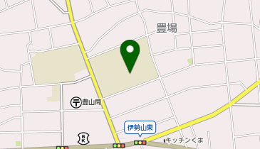 豊山中学校グランドの地図画像