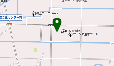 大口町中央公民館の地図画像