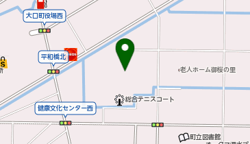 オークマグラウンド(大口町総合運動場)の地図画像