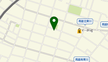 高雄学習等供用施設の地図画像