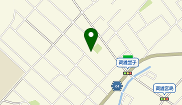 高雄西学習等供用施設の地図画像