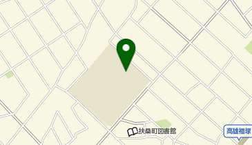 扶桑北中学校体育館の地図画像