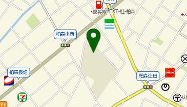 柏森小学校体育館の地図画像