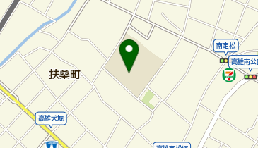 扶桑東小学校体育館の地図画像
