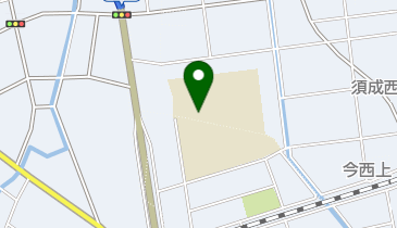 蟹江北中学校の地図画像