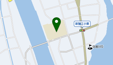 新蟹江小学校の地図画像
