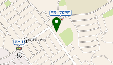 西部ふれあいセンターの地図画像