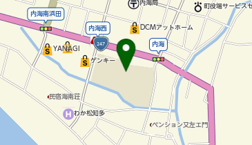 内海小学校の地図画像