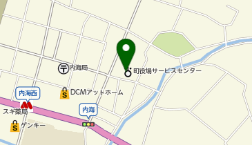 町公民館内海分館(内海サービスセンター)の地図画像