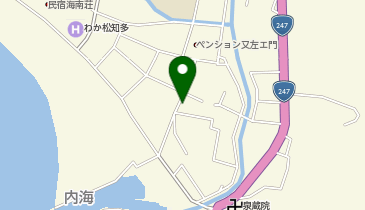 西端区公民館の地図画像