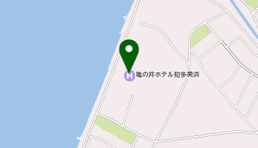 亀の井ホテル知多美浜の地図画像