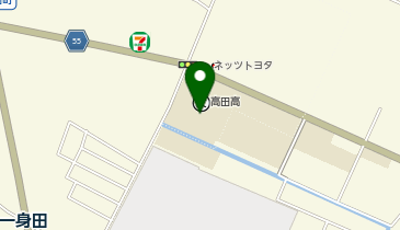 高田中・高等学校の地図画像