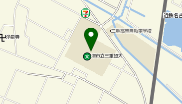 三重短期大学の地図画像