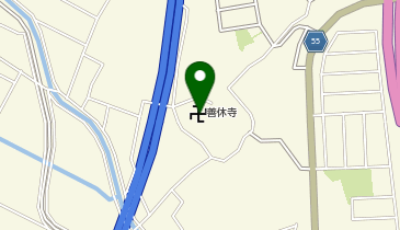 善休寺の地図画像