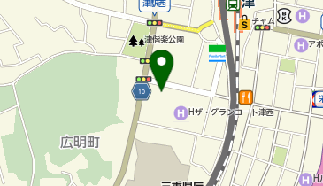 東横INN津駅西口の地図画像