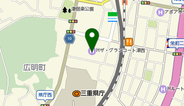 ホテル ザ・グランコート津西の地図画像