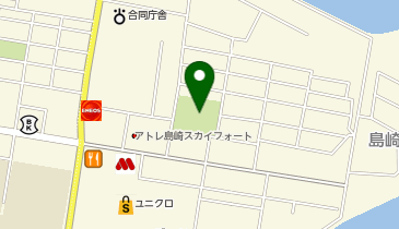 島崎町公園の地図画像