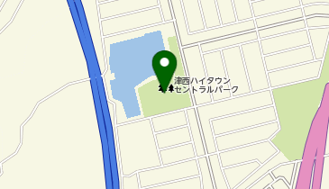 津西ハイタウンセントラルパークの地図画像