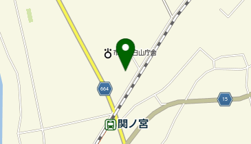 白山公民館の地図画像