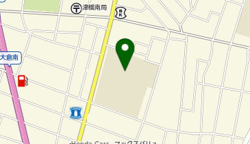 橋南中学校の地図画像