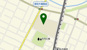 西橋内中学校の地図画像