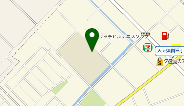 富洲原中学校の地図画像