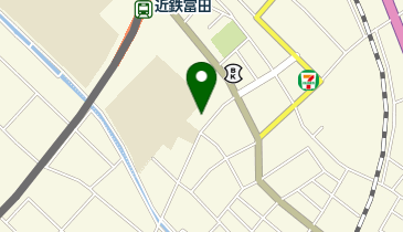 富田地区市民センターの地図画像