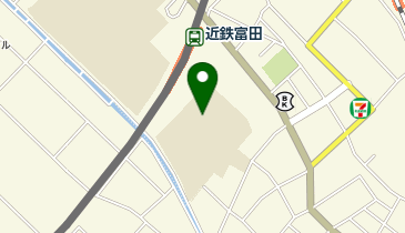 富田小学校の地図画像