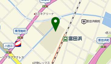 富田中学校の地図画像