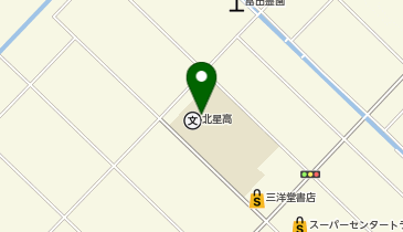県立北星高校の地図画像