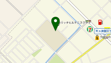 富洲原中学校の地図画像