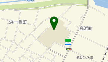 橋北中学校の地図画像