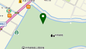 中央第二体育館の地図画像