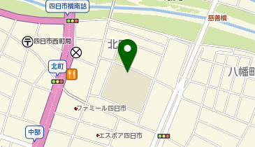 中部西小学校の地図画像