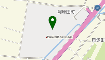 北勢地方卸売市場管理棟の地図画像