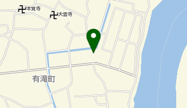 有滝町津波避難施設の地図画像