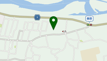 桑部まちづくり拠点施設の地図画像