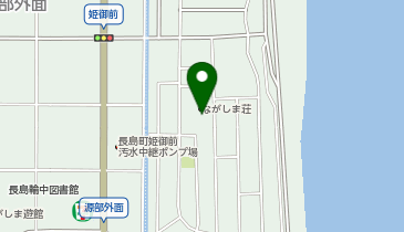 ながしま荘の地図画像