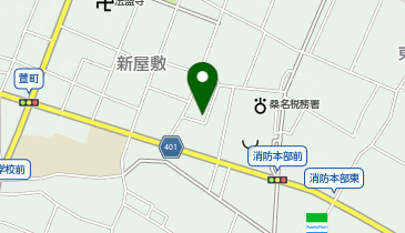 日進まちづくり拠点施設の地図画像