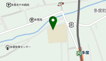 多度中小学校の地図画像