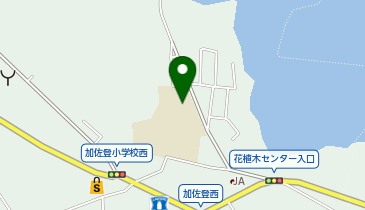 加佐登小学校体育館の地図画像